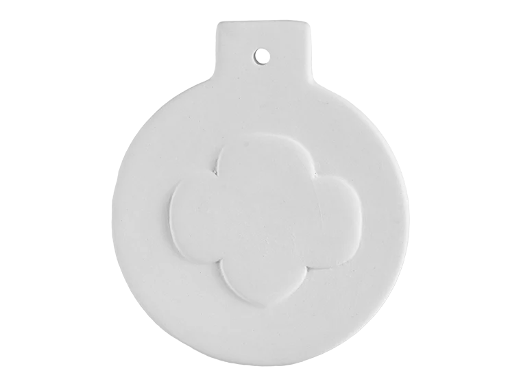 💚 Flat Girl Scout Trefoil Ornament - Image 2